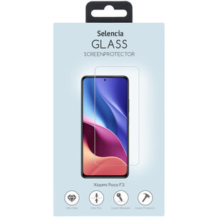 Selencia - Tempered Glass Screenprotector voor POCO F3 - Transparent