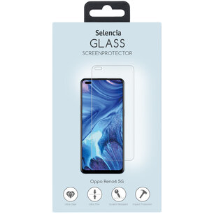 Selencia - Tempered Glass Screenprotector voor OPPO Reno4 5G - Transparent