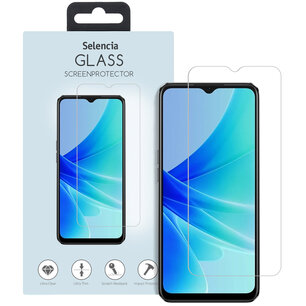 Selencia - Tempered Glass Screenprotector voor OPPO A57(s) / A77 / A78 (5G) - Transparent