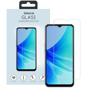 Selencia - Tempered Glass Screenprotector voor OPPO A17 / A18 / A38 - Transparent