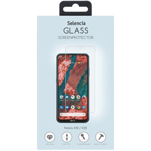Selencia - Tempered Glass Screenprotector voor Nokia X10 / X20 - Transparent