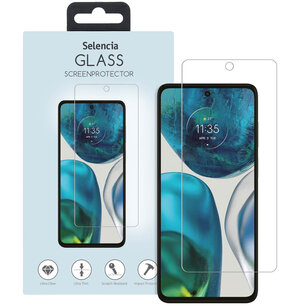Selencia - Tempered Glass Screenprotector voor Motorola Moto G72 - Transparent