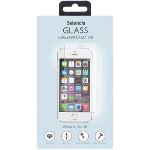 Selencia - Tempered Glass Screenprotector voor Apple iPhone SE / 5 / 5s - Transparent