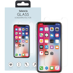 Selencia - Tempered Glass Screenprotector voor Apple iPhone 11 Pro / Xs / X - Transparent