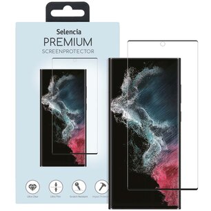 Selencia - Tempered Glass Premium Screenprotector voor Samsung Galaxy S23 Ultra - Transparent