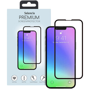 Selencia - Tempered Glass Premium Screenprotector voor Apple iPhone 13 Mini - Transparent