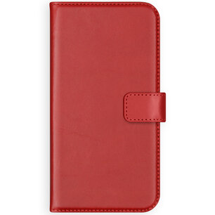 Selencia - Genuine Leather Bookcase pour Samsung Galaxy S9 - Red