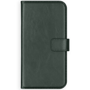 Selencia - Genuine Leather Bookcase pour Samsung Galaxy S9 - Green