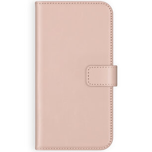 Selencia - Genuine Leather Bookcase voor Samsung Galaxy S20 - Dusty Pink