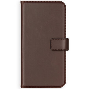 Selencia - Genuine Leather Bookcase voor Samsung Galaxy A40 - Brown