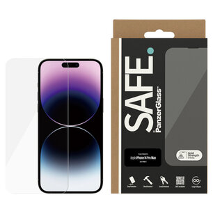 SAFE by PanzerGlass - Ultra-Wide Fit Screenprotector voor Apple iPhone 14 Pro Max - Transparent