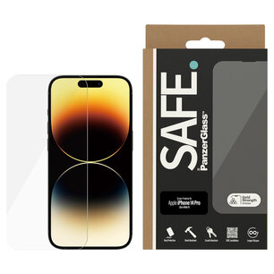 SAFE by PanzerGlass - Ultra-Wide Fit Screenprotector voor Apple iPhone 14 Pro - Transparent