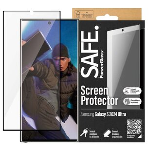 SAFE by PanzerGlass - Ultra-Wide Fit Screenprotector Refresh incl. applicator voor Samsung Galaxy S24 Ultra - Transparent