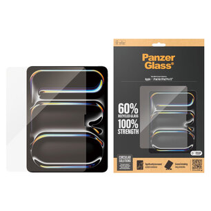 PanzerGlass - Ultra Wide Fit Screenprotector voor Apple iPad Pro 13 (2024) M4 / Air 13 inch (2025) M3 / (2024) M2 - Transparent