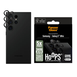 PanzerGlass - Hoops Ceramic Lens Protector pour Samsung Galaxy S25 Ultra - Transparent PanzerGlass - Hoops Ceramic Lens Protector pour Samsung Galaxy S25 Ultra - Transparent