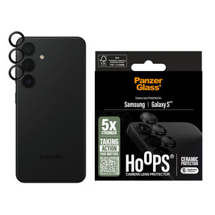 PanzerGlass - Hoops Ceramic Lens Protector pour Samsung Galaxy S25 - Transparent PanzerGlass - Hoops Ceramic Lens Protector pour Samsung Galaxy S25 - Transparent