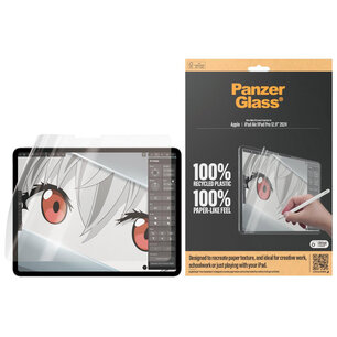 PanzerGlass - GraphicPaper Ultra-Wide Fit Screenprotector voor Apple iPad Pro 13 (2024) M4 / Air 13 inch (2025) M3 / (2024) M2 - Transparent