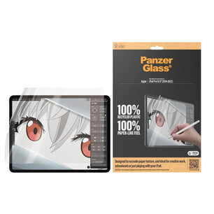 PanzerGlass - GraphicPaper Ultra-Wide Fit Screenprotector voor Apple iPad Pro 12.9 (2018/2020/2021/2022) - Transparent