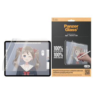 PanzerGlass - GraphicPaper Ultra-Wide Fit Screenprotector voor Apple iPad Pro 11 (2024) M4 - Transparent