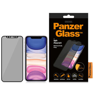 PanzerGlass - Case Friendly Privacy Anti-Bacterial Screenprotector voor Apple iPhone 11 / Apple iPhone Xr - Transparent