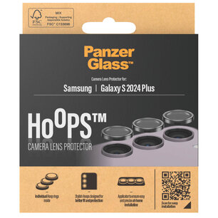 PanzerGlass - Camera Protector Hoops Optic Rings pour Samsung Galaxy S24 Plus - Black PanzerGlass - Camera Protector Hoops Optic Rings pour Samsung Galaxy S24 Plus - Black