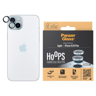 PanzerGlass - Camera Protector Hoops Optic Rings pour Apple iPhone 15 / 15 Plus - Blue PanzerGlass - Camera Protector Hoops Optic Rings pour Apple iPhone 15 / 15 Plus - Blue