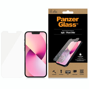 PanzerGlass - Anti-Bacterial Screenprotector voor Apple iPhone 13 Mini - Transparent