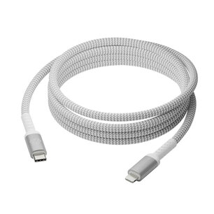 dbramante1928 - re-charge - Braided oplaadkabel - USB-C naar Lightning - 2 m - White