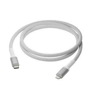 dbramante1928 - re-charge - Braided oplaadkabel - USB-C naar Lightning - 1,2 m - White