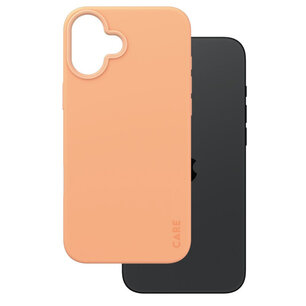 CARE by PanzerGlass - Fashion Backcover MagSafe voor Apple iPhone 16 Plus - Peachy