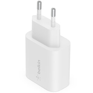 Belkin - Boost Charge USB-C Wall Charger Power Delivery 3.0 - 25W - White Belkin - Boost Charge USB-C Wall Charger Power Delivery 3.0 - 25W - White