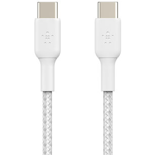 Belkin - Boost Charge Braided USB-C naar USB-C kabel - 1 m - White