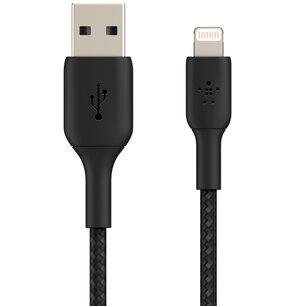 Belkin - Boost Charge Braided Lightning naar USB kabel - 2 m - Black