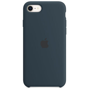Apple - Silicone Backcover for Apple iPhone SE (2022 / 2020) / 8 / 7 - Abyss Blue