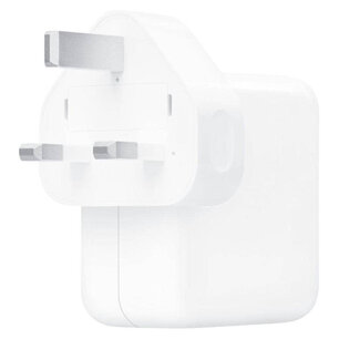 Apple - Original USB-C Power Adapter UK - Charger - Double USB-C connection - 35 watt - Plug for United Kingdom - White Apple - Original USB-C Power Adapter UK - Charger - Double USB-C connection - 35 watt - Plug for United Kingdom - White