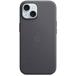 Apple - FineWoven Backcover MagSafe voor Apple iPhone 15 - Black
