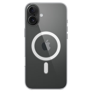 Apple - Clearcase MagSafe voor Apple iPhone 16 Plus - Transparent