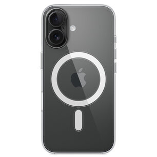 Apple - Clearcase MagSafe voor Apple iPhone 16 - Transparent