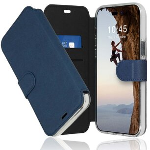 Accezz - Xtreme Wallet Bookcase voor Apple iPhone 14 Pro Max - Dark Blue
