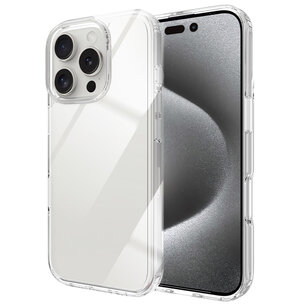 Accezz - Xtreme Impact Backcover pour Apple iPhone 16 Pro - Transparent