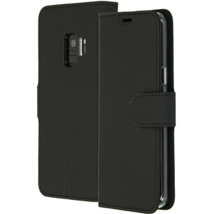 Accezz - Wallet Softcase Bookcase for Samsung Galaxy S9 - Black Accezz - Wallet Softcase Bookcase for Samsung Galaxy S9 - Black
