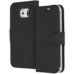 Accezz - Wallet Softcase Bookcase voor Samsung Galaxy S6 - Black