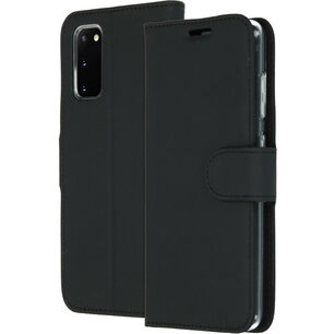 Accezz - Wallet Softcase Bookcase voor Samsung Galaxy S20 - Black