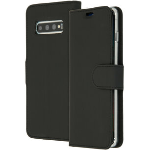 Accezz - Wallet Softcase Bookcase voor Samsung Galaxy S10 - Black Accezz - Wallet Softcase Bookcase voor Samsung Galaxy S10 - Black