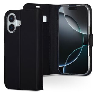 Accezz - Wallet Softcase Bookcase voor Apple iPhone 17 - Black