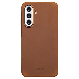 Accezz - Vintage Leather Magsafe Backcover pour Samsung Galaxy A56 - Tabacco Cognac
