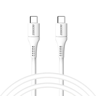 Accezz - USB-C naar USB-C kabel - 1 m - White