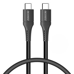 Accezz - USB-C naar USB-C kabel - 0,2 m - Black