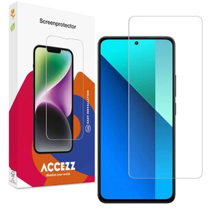 Accezz - Tempered Glass Screenprotector pour Xiaomi Redmi Note 13 (5G) - Transparent