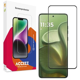 Accezz - Tempered Glass Screenprotector pour Motorola Edge 60 Pro - Transparent